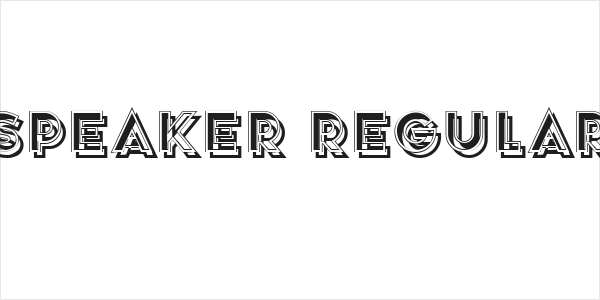 Speaker Regular Logo