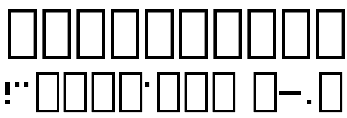 Speakerbox Font OTHER CHARS