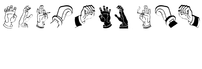 SpeakingHands Font OTHER CHARS