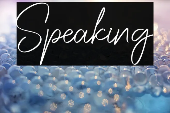 Speaking Example 3