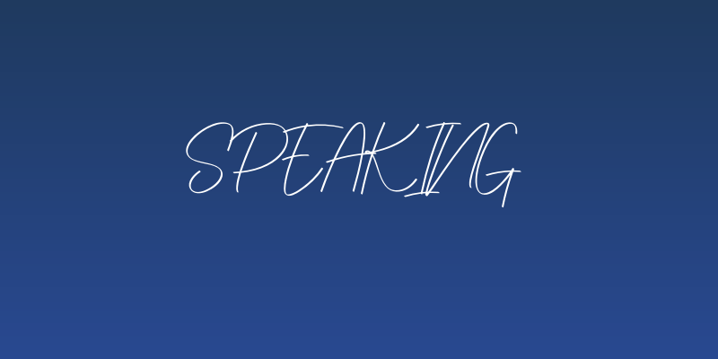 Speaking Social Header