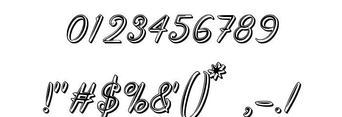Spear_Mint Font OTHER CHARS