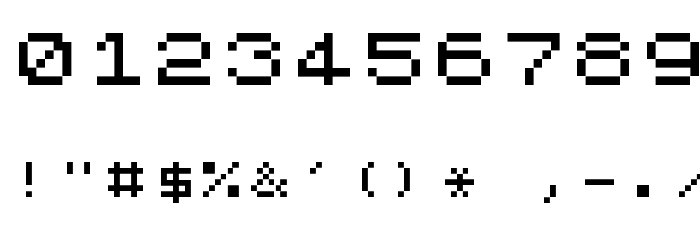 Speccy Font OTHER CHARS