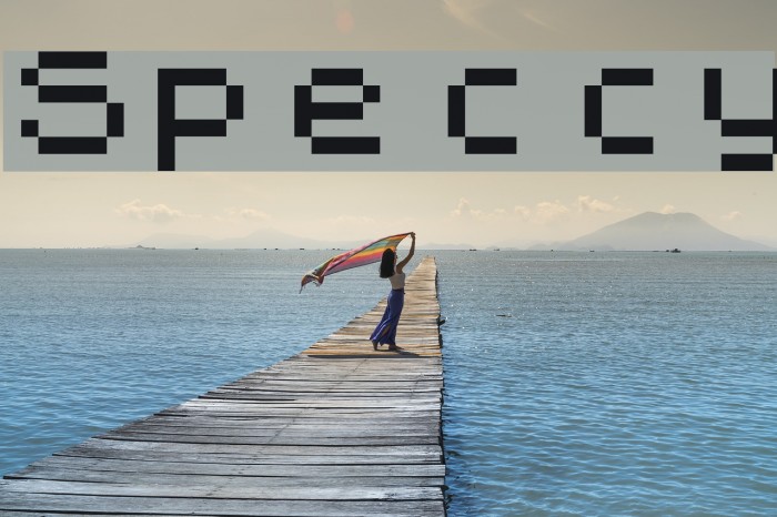 Speccy Font examples