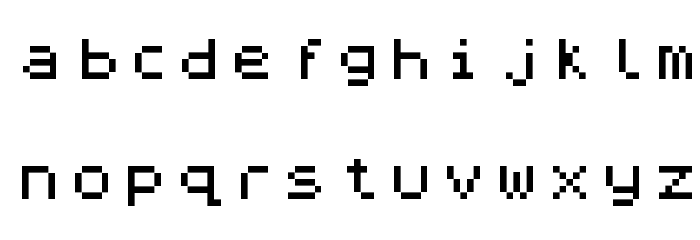 Speccy Font LOWERCASE