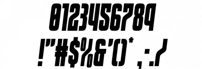 Special Agent Condens SemiItal Font OTHER CHARS