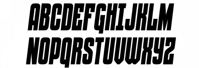Special Agent Condens SemiItal Font Litere mari