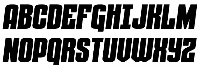 Special Agent Expand SemItalic フォント 大文字