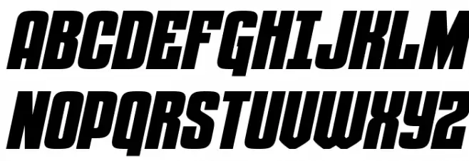 Special Agent Expanded Italic Polices MAJUSCULES