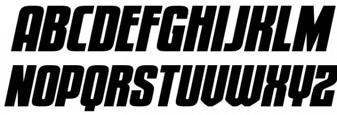 Special Agent Expanded Italic Fonte MINÚSCULAS
