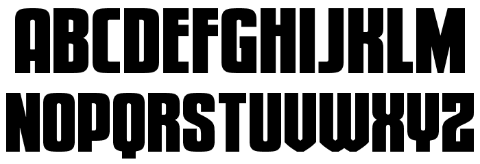 Special Agent Expanded Font LOWERCASE