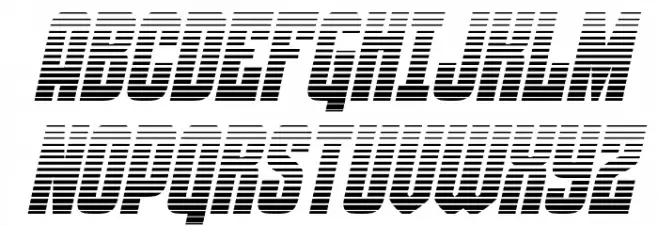 Special Agent Gradient Italic Schriftart Groß