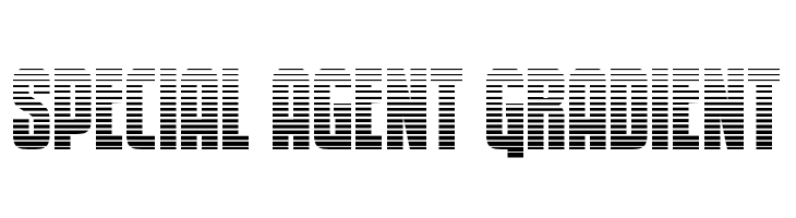 Special Agent Gradient  Fuentes Gratis Descargar