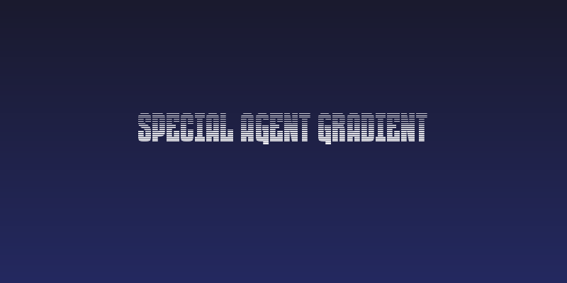 Special Agent Gradient Social Header
