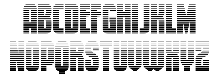 Special Agent Gradient Font LOWERCASE