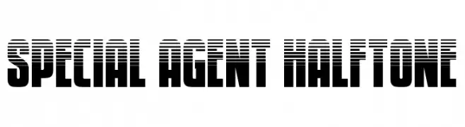 Special Agent Halftone  Frei Schriftart Herunterladen