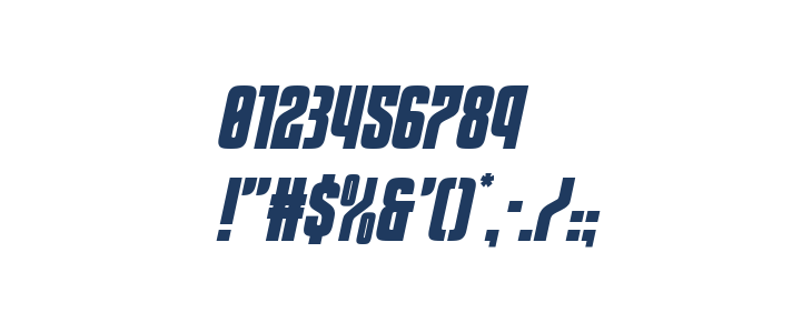 Special Agent Italic Other Characters