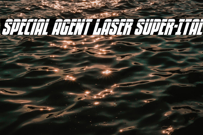 Special Agent Laser Super-Ital Example 1