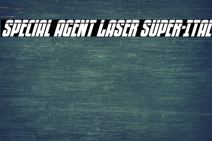 Special Agent Laser Super-Ital Example 2