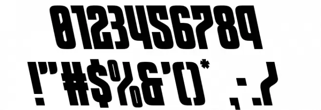 Special Agent Leftalic Font OTHER CHARS