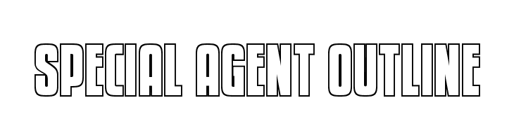 Special Agent Outline  免费字体下载