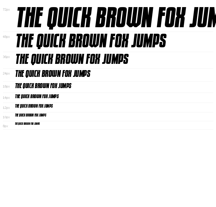 Special Agent Semi-Italic Waterfall