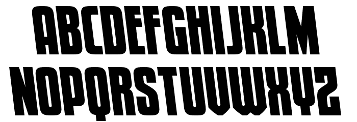 Special Agent Semi-Leftalic Font LOWERCASE
