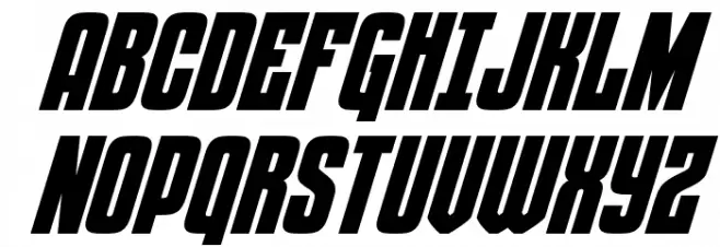 Special Agent Super-Italic Schriftart Groß