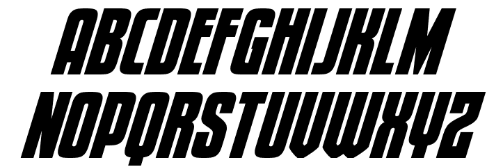 Special Agent Super-Italic Font LOWERCASE
