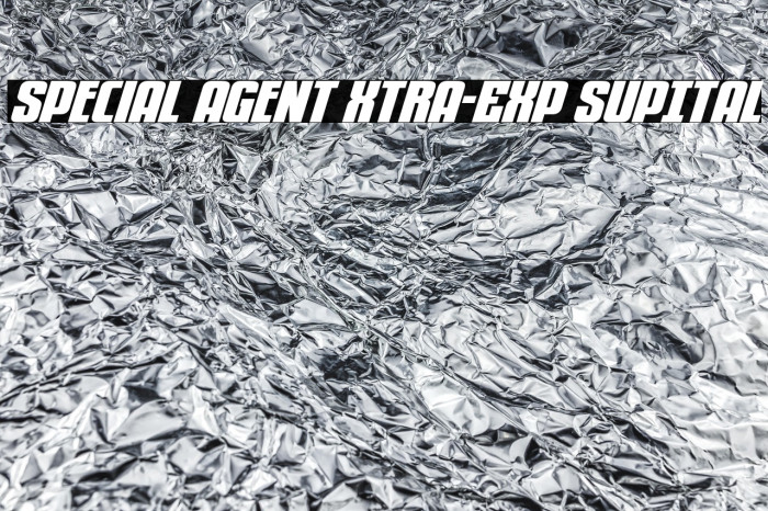 Special Agent Xtra-Exp SupItal Example 2