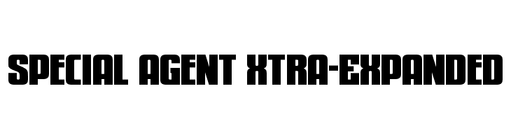 Special Agent Xtra-Expanded  Free Fonts Download