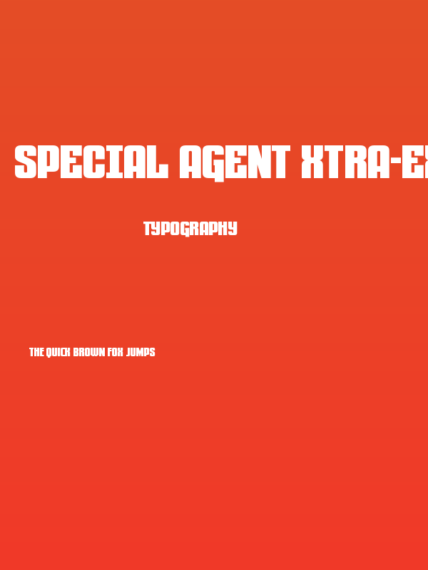 Special Agent Xtra-Expanded Poster