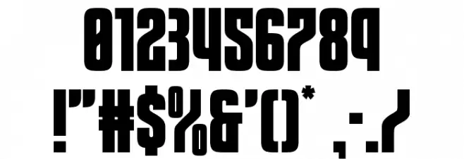 Special Agent Font OTHER CHARS