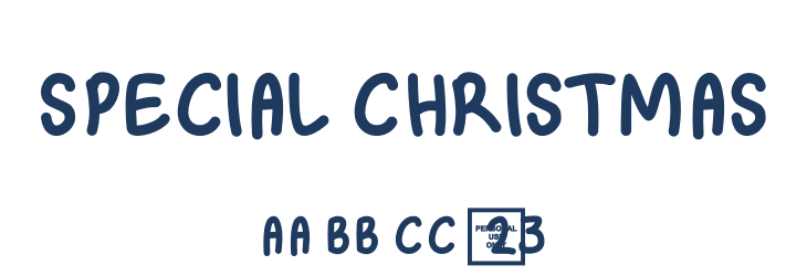 Special Christmas Font Preview