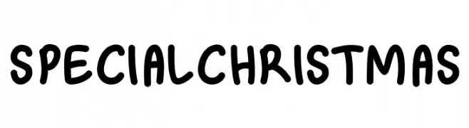 Special Christmas フリーフォントのダウンロード