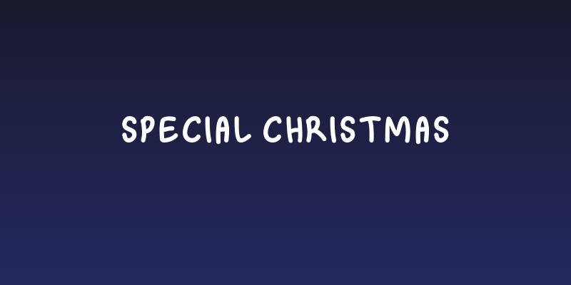 Special Christmas Social Header