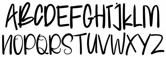 Special Designer Schriftart Groß