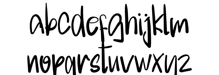 Special Designer Font LOWERCASE