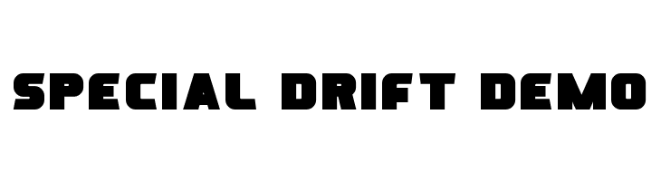 Special Drift Demo  Fuentes Gratis Descargar