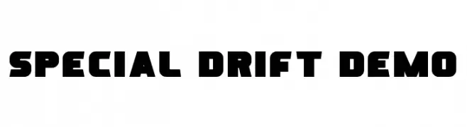 Special Drift Demo  Fuentes Gratis Descargar