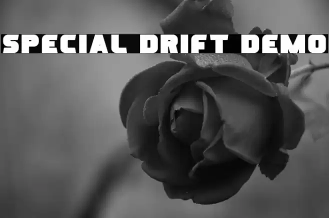 Special Drift Demo 字体 examples