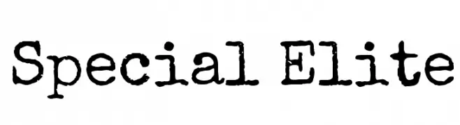 Special Elite  Frei Schriftart Herunterladen
