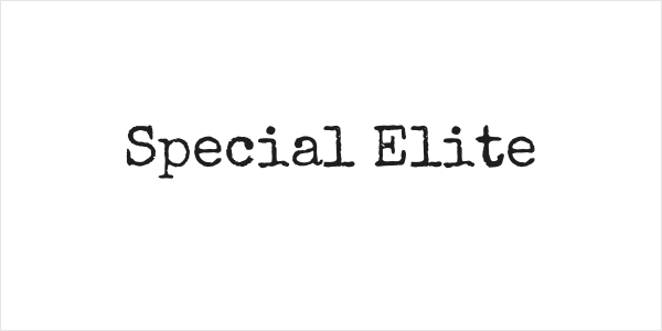 Special Elite Logo