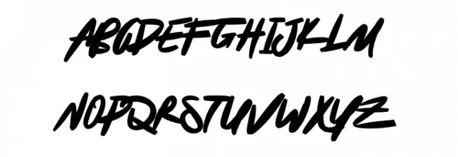 Special Guest Font LOWERCASE