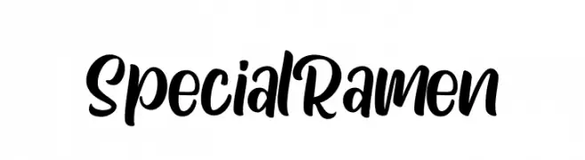 Special Ramen  Fuentes Gratis Descargar