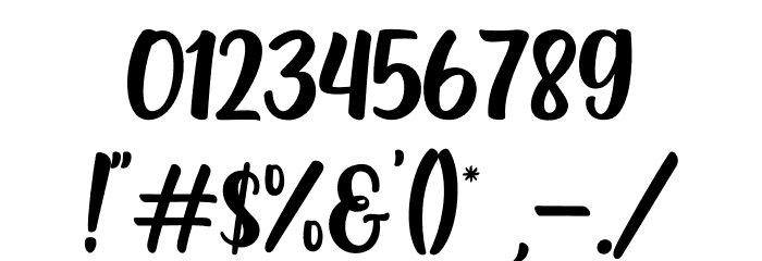 Special Ramen Font OTHER CHARS