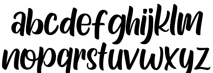 Special Ramen Font LOWERCASE