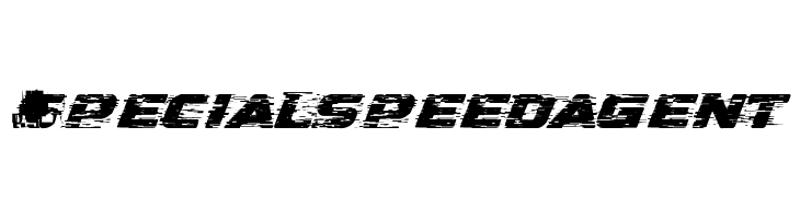 Special Speed Agent  नि: शुल्क फ़ॉन्ट्स डाउनलोड