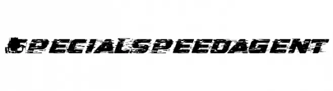 Special Speed Agent  नि: शुल्क फ़ॉन्ट्स डाउनलोड