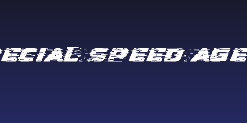Special Speed Agent Social Header